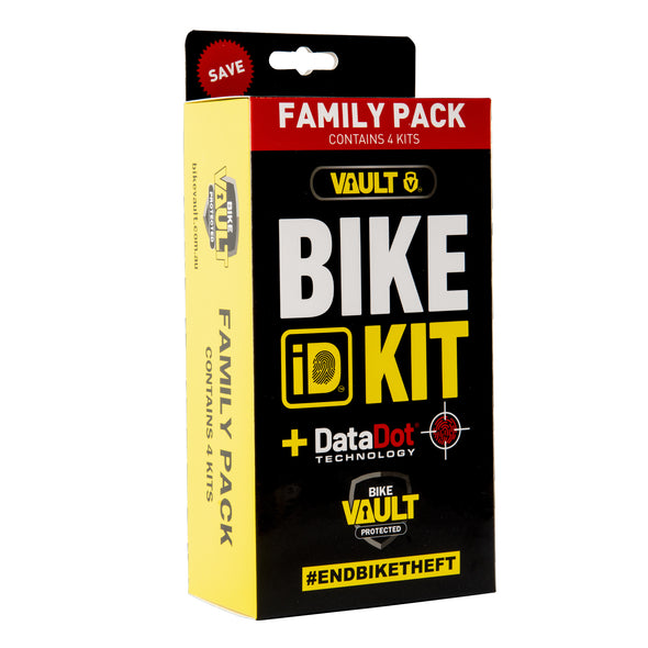 PVI Vault Bike ID Kit - Family Pak